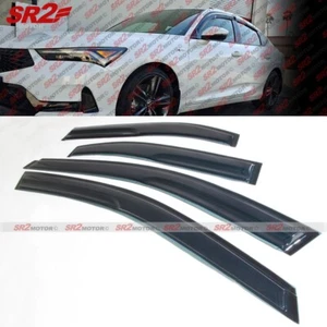 Para 22-24 Acura Integra Ventana Sombrilla Puerta TAZA ONDULADA Protector contra la intemperie Viseras - Imagen 1 de 5