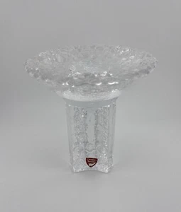 Orrefors Sweden 1984 LA Olympic Cauldron Votive Candle Holder Lars Hellsten - Picture 1 of 8