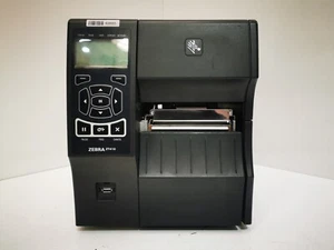 Zebra ZT410 Etikettendrucker - Schwarz / Ethernet / USB / Seriell / Netzteil enthalten - Bild 1 von 12