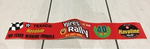 AUTOCOLLANT PARE-SOLEIL RALLYE YPRES 2004 A.C. TARGA FLORIO FIA TEXACO HAVOLINE - Picture 1 of 1