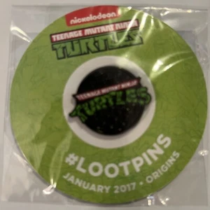 Loot Crate #LootPins Teenage Mutant Ninja Turtles Pin, January 2017, Nickelodeon - Picture 1 of 3