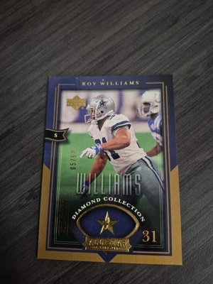 2004 Upper Deck Diamond Collection Gold Honors Roy Williams /50 - Image 1 of 2