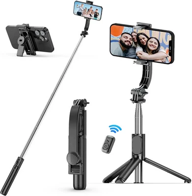 Bluehorn All in One Portable 40 Inch Aluminum Alloy Selfie Stick, Phone Tripod - Image 1 of 4