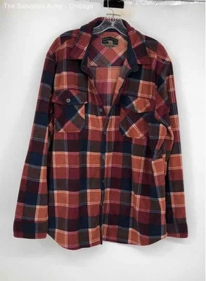 Freedom Foundry Mens Multicolor Plaid Flannel Long Sleeve Button-Up Shirt Sz XL - Image 1 of 4