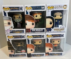 LOT OF 6 HARRY POTTER FUNKO POP VINYL FIGURES - Picture 1 of 9
