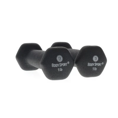 Mancuerna de neopreno Body Sport Peso - Sin látex, equipo de entrenamiento de fuerza Foto 1 de 4