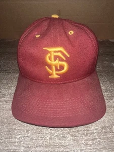 Vintage Florida State Seminolen American Needle Fitted Mütze/Kappe 6 7/8 - Bild 1 von 8
