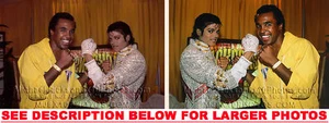 MICHAEL JACKSON 1985 SUGAR RAY FIGHT 2xRARE8x10 PHOTOS - Picture 1 of 1