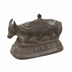 Tibet 19. Jh. Figur - A Tibetan Bronze Figure of a Bull - Tibétain Tibetano - Picture 1 of 7