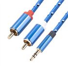 3.5mm To 2 Rca Cable Theater Y-Cable Audio Cable For Amplifier Home Phone