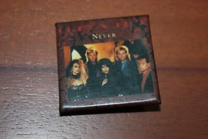 Heart Pin Pinback Button Never - Picture 1 of 3