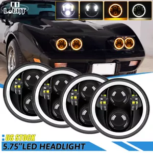 4x Scheinwerfer Chevrolet Corvette 58-82 C1 C2 C3 NEU headlight Umrüstung US EU - Bild 1 von 14