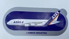 Official Airbus Sticker -Airbus A3XX-F (A380) blue background, old cols (1998)