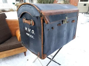 Eveleigh baggage company travel,steamer, leather and linen trunk -hotel decals - Picture 1 of 12