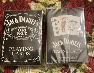 NEW SEALED JACK DANIELS OLD NO. 7 TENNESSEE WHISKEY  PLAYING CARDS Lot Of 2 - Picture 1 of 4