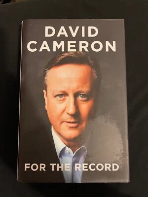 David Cameron AUTOGRAPHED / SIGNED Book Autobiography - For The Record - Image 1 of 2