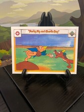 1990 Upper Deck Comic Ball Porky Pig and Charlie Dog #57