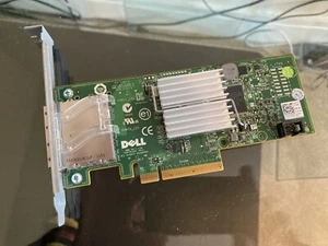 Dell PERC H200E 6Gbps SAS HBA Dwuportowy zewnętrzny kontroler światłowodowy RAID - Zdjęcie 1 z 3