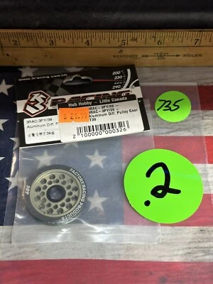3RACING 3RAC-3PY/39 Alum Diff. Pulley Gear 39T for: 1/10 RC Sakura TAMIYA Drift - Image 1 of 4