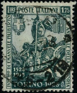 Italien 1928 Briefmarken Gedenk GEBRAUCHT Sas 236 CV 55,00 $ 180617086 - Bild 1 von 1