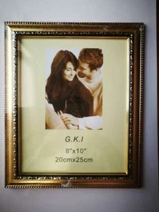 4"x6" 5"x7" 8"x10" A4 Gold Photo Frame Gold Wall Desk 8 x 10 Gold Wall Frame - Picture 1 of 10