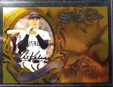 1997 Donruss Significant Signatures AL KALINE Auto /2000 