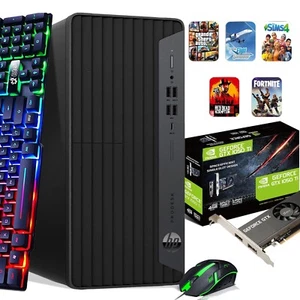 HP G6 Tower Gaming PC Intel i5-10th 16GB Ram 512GB SSD NVIDIA Graphics GTX WLAN - Bild 1 von 8