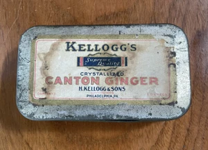 Lata de jengibre Kellogg’s cristalizada Canton de colección - Kellogg And Sons Philadelphia - Imagen 1 de 5