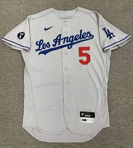Freddie Freeman Los Angeles Dodgers Team Issued Jersey 2022 VIN Patch MLB Auth - Picture 1 of 8
