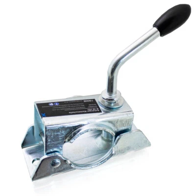 19008/ Klemmschelle Klemmhalter 48mm Ø für Anhänger Abstellstützen oder Stützrad - Bild 1 von 3