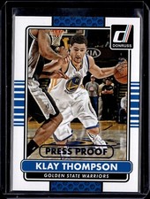 2014-15 Panini Donruss Basketball Klay Thompson Blue Press Proof /99 #10