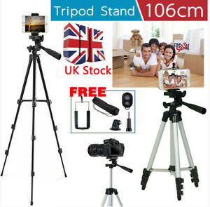 Universal Tripod Stand Telescopic Digital Camera Phone Holder Mount For iPhone