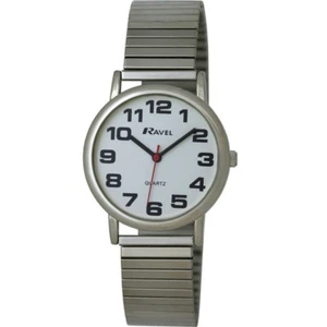 Reloj Ravel R0208.02.2 Damas Fácil de Leer con Pulsera Expansible Cromo - Imagen 1 de 1