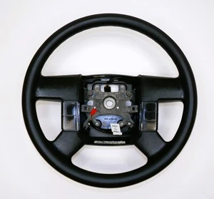 Ford F150 F-150 Black Steering Wheel 04-08 No buttons - Foto 1 di 10