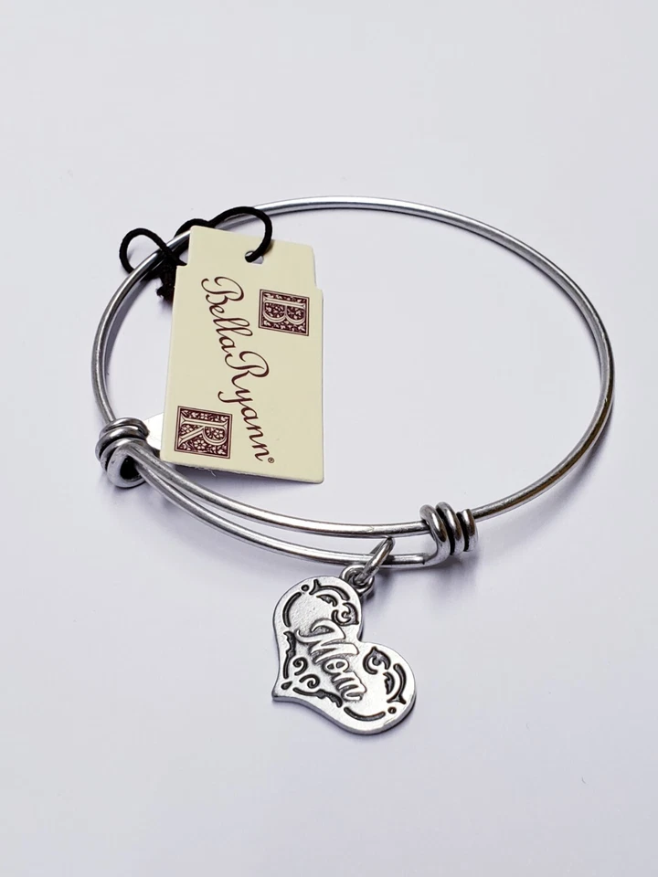 Bella Ryann Béisbol Mamá Brazalete Expandible Dije 7" a 9" X 20MM  Foto 1 de 4