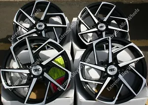 Alloy Wheels 18" DVX For Kia Cee d Soul Pro Cee d Carens Sedona 5x114 Black - Picture 1 of 3
