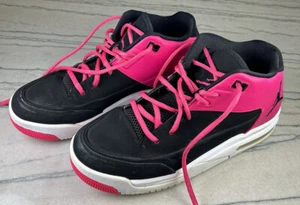 Nike Air Jordan Flight Origin 3 820250-600 Negro/Rosa/Blanco Talla 8Y - Imagen 1 de 8
