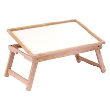 Winsome Wood Ventura Breakfast Flip Bed Tray, Natural and White