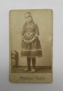 CDV Sepia Foto GLITZERNDES WASSER Kind indische Prinzessin von Edward H Fox - Bild 1 von 4