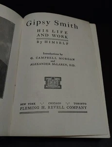 1902 Gipsy Smith His Life and Work *AUTOGRAPHED COPY" - Picture 1 of 7