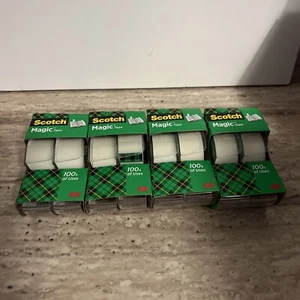 3M Scotch 8 unsichtbare magische Klebebandspender mit mattem Finish 3/4” x 300” 2400” insgesamt - Bild 1 von 3