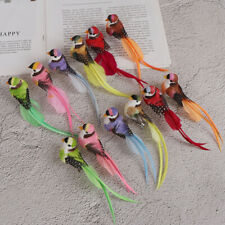 1/6/12Pcs Fake craft birds artificial foam feathers magpie home party decor _yk