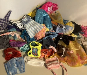 Lot 60+ Barbie Clothes Vintage - Now Gown Thrift & Garage Sale Jackets Skirts - Picture 1 of 7