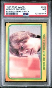 1980 Star Wars HERO OF REBELLION Empire Strikes Back LUKE SKYWALKER 315 PSA 7 - Picture 1 of 2