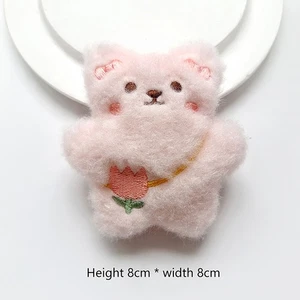 Korean Style Kawaii Small Bear Plush Toy Cute Animal Keychain Soft Stuffed Doll - Picture 1 of 14