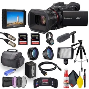 Panasonic HC-X1500 4K Professional Camcorder with 24x Optical Zoom Pro Bundle - Picture 1 of 3