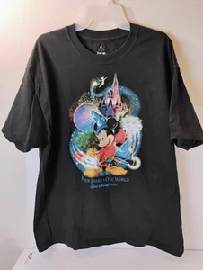 Walt Disney World Four Parks One World T-shirt Size XL - Picture 1 of 7