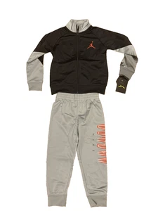 Nike Jordan Jumpman Boys' Tracksuit 2 Piece Set Jacket Pants Size 3/4 Years NWT - Picture 1 of 11