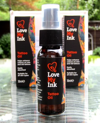 12 x Love My Ink Tattoo Oil Enhance oil New And Old 30ml Clearance Line - image 1 of 4