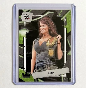 Lita 2023 Chronicles WWE 123 Ring Royalty Purple Parallel Numbered /49 Wrestling - Picture 1 of 3
